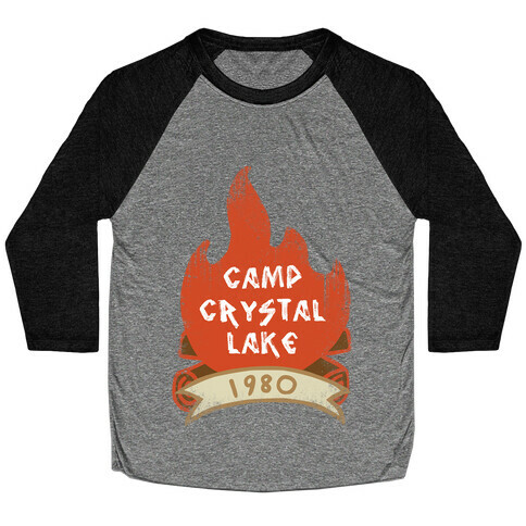 Crystal Lake Summer Camp Baseball Tee