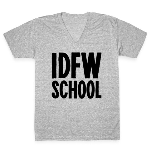 IDFW School V-Neck Tee Shirt