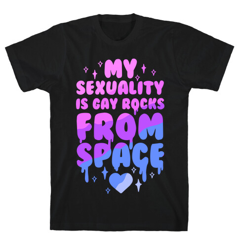 My Sexuality Is Gay Rocks From Space T-Shirt