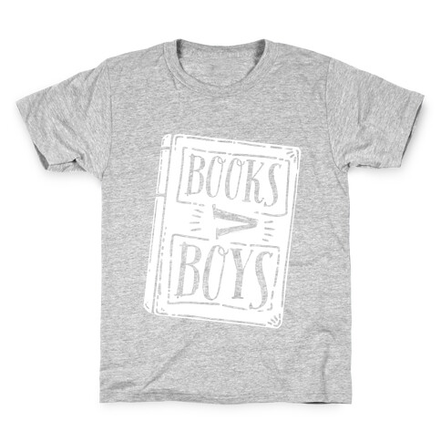 Books Greater Than Boys Kids T-Shirt