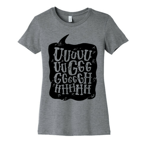 Ugh Speech Bubble Womens T-Shirt