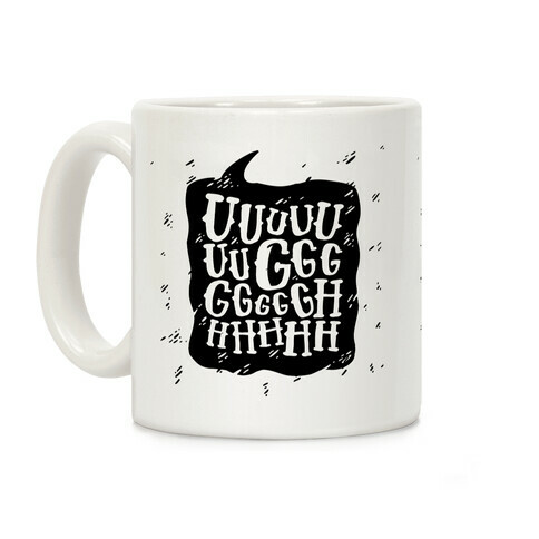 Ugh Speech Bubble Coffee Mug