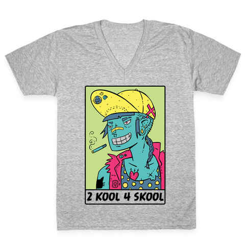 2 Kool 4 Skool V-Neck Tee Shirt