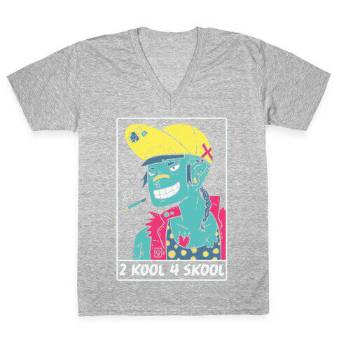 2 Kool 4 Skool V-Neck Tee Shirt