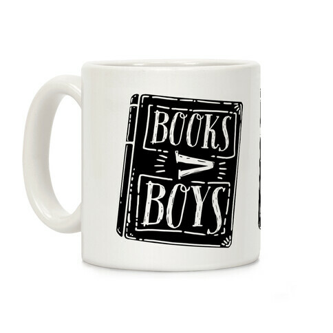 Books Greater Than Boys Coffee Mug