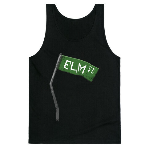 Elm Street (Horror Movie Street Sign) Tank Top