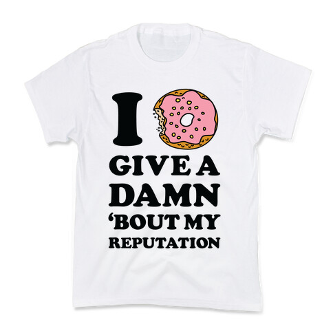 I Donut Give a Damn Bout My Reputation Kids T-Shirt