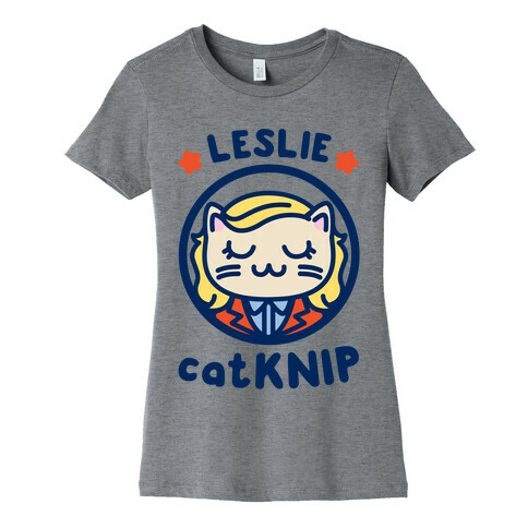 Leslie Catknip Womens T-Shirt