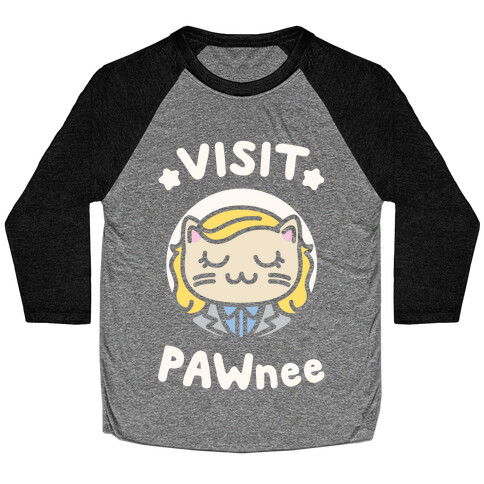 Visit Pawnee Baseball Tee