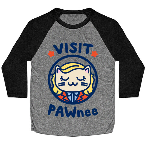 Visit Pawnee Baseball Tee