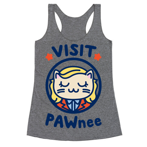 Visit Pawnee Racerback Tank Top