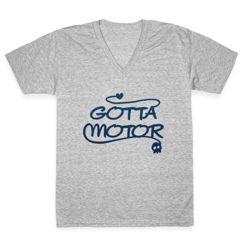 Gotta Motor V-Neck Tee Shirt