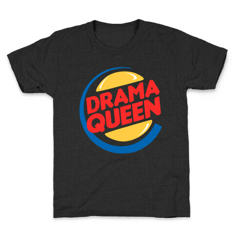 Drama Queen Burger Parody Kids T-Shirt