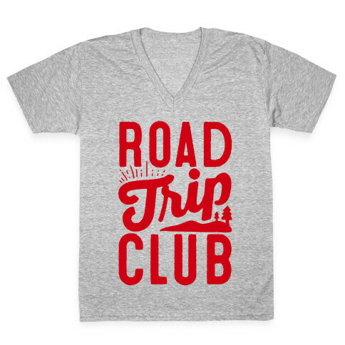 Road Trip Club V-Neck Tee Shirt