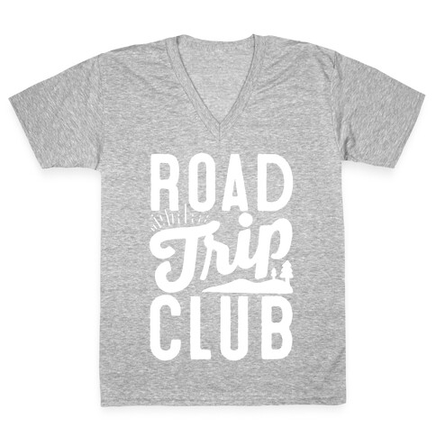 Road Trip Club V-Neck Tee Shirt