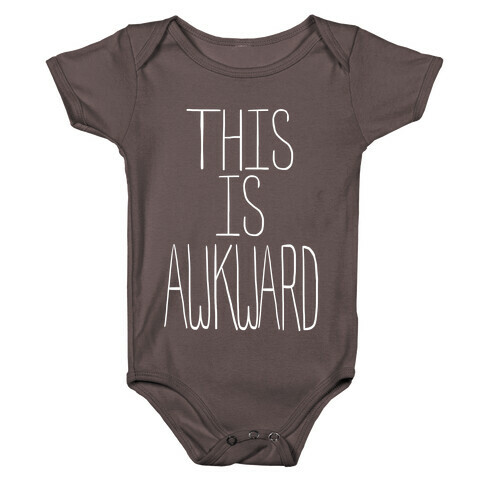This is Awkward (Tank) Baby One-Piece