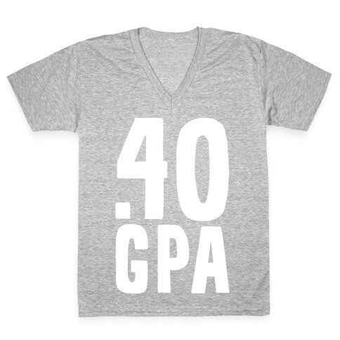 .40 GPA V-Neck Tee Shirt
