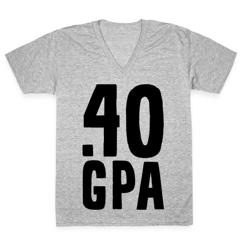 .40 GPA V-Neck Tee Shirt