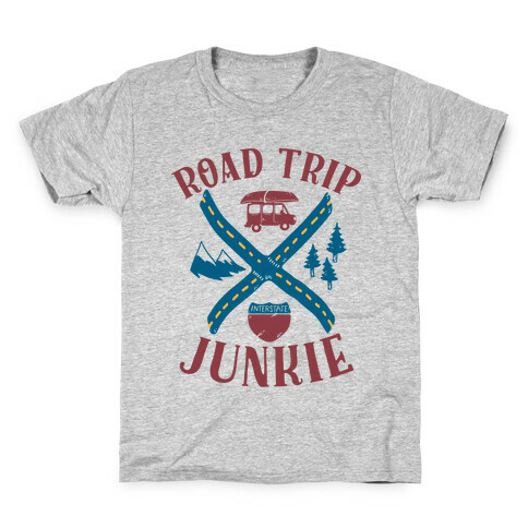 Road Trip Junkie Kids T-Shirt