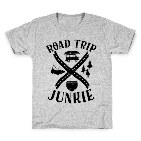 Road Trip Junkie Kids T-Shirt