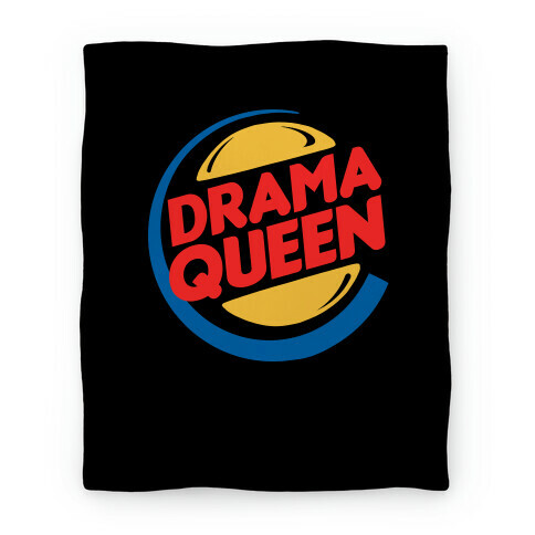 Drama Queen Burger Parody Blanket