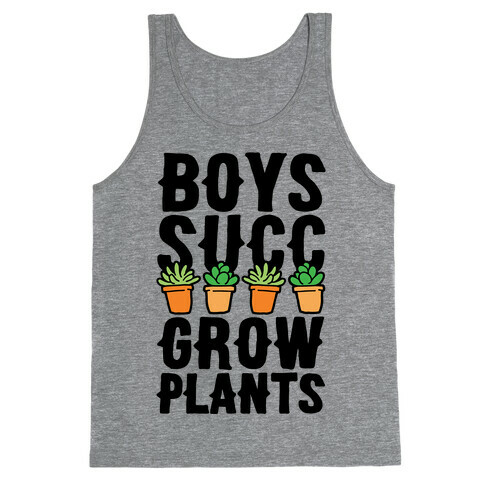 Boys Succ Grow Plants Tank Top