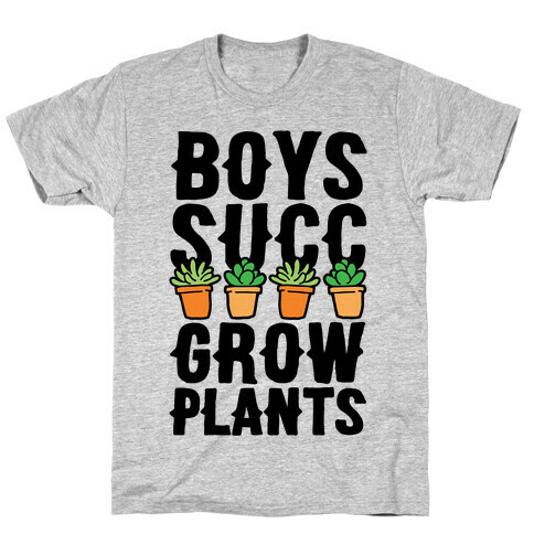 Boys Succ Grow Plants T-Shirt