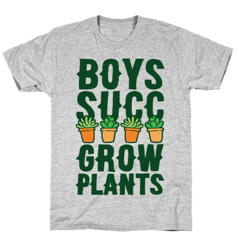 Boys Succ Grow Plants T-Shirt