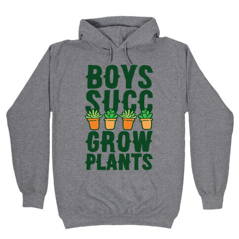 Boys Succ Grow Plants Hooded Sweatshirt