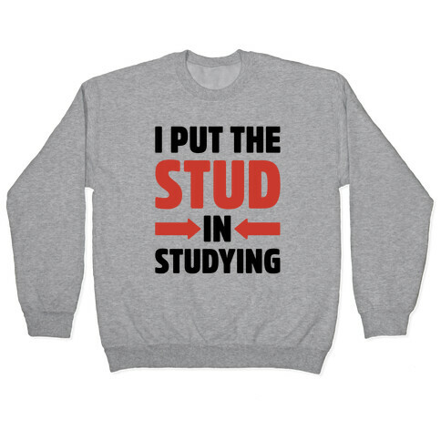 I Put The Stud In Studying Pullover