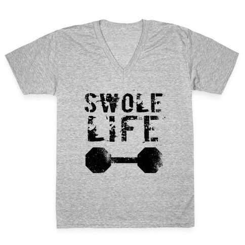 Swole Life V-Neck Tee Shirt