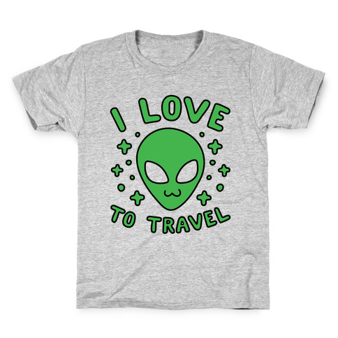 I Love To Travel Kids T-Shirt