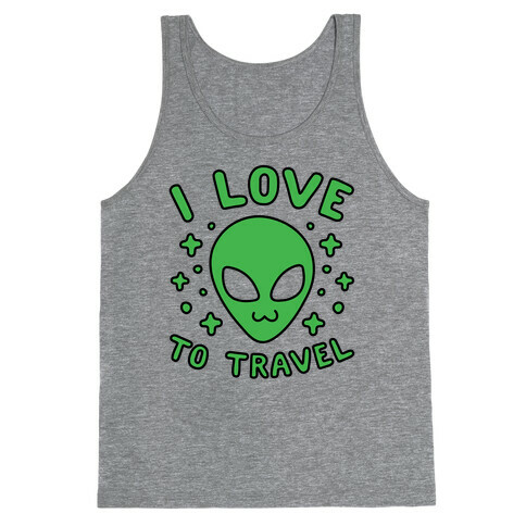 I Love To Travel Tank Top