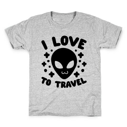 I Love To Travel Kids T-Shirt
