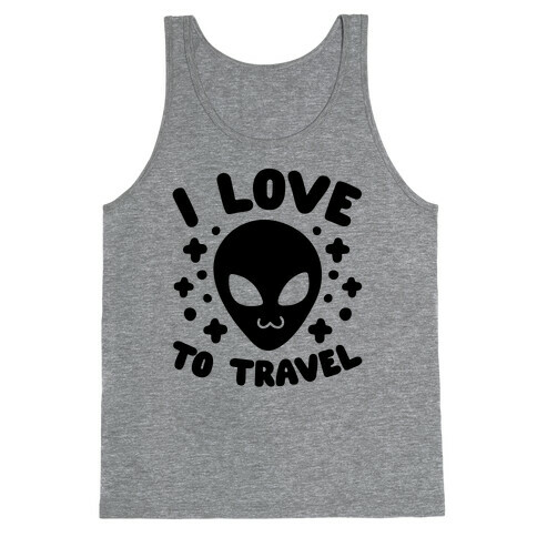 I Love To Travel Tank Top