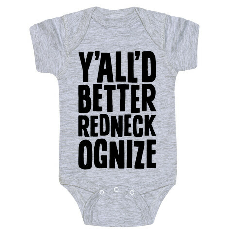 Redneckognize Baby One-Piece