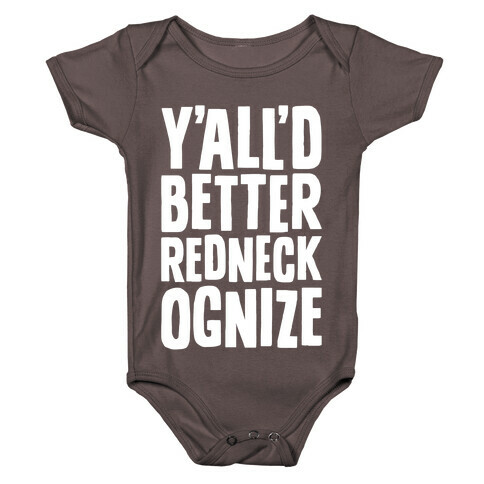 Redneckognize Baby One-Piece