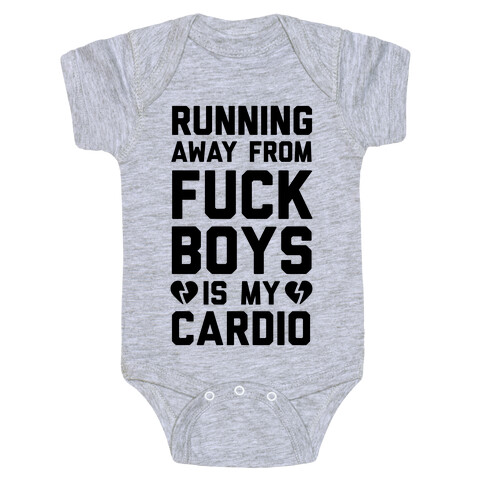 Running From F***boys Is My Cardio Baby One-Piece