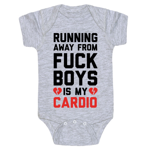 Running From F***boys Is My Cardio Baby One-Piece