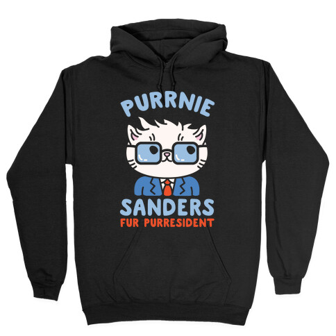 Purrnie Sanders Fur Purresident Hooded Sweatshirt
