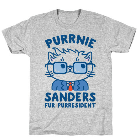 Purrnie Sanders Fur Purresident T-Shirt