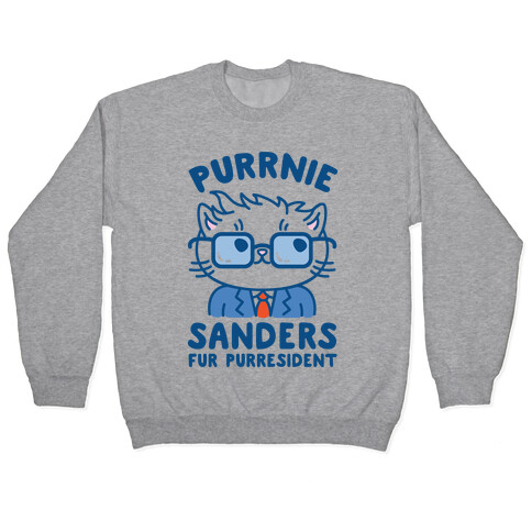 Purrnie Sanders Fur Purresident Pullover