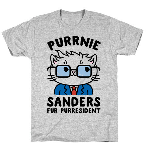 Purrnie Sanders Fur Purresident T-Shirt