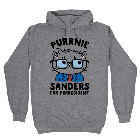 Purrnie Sanders Fur Purresident Hooded Sweatshirt
