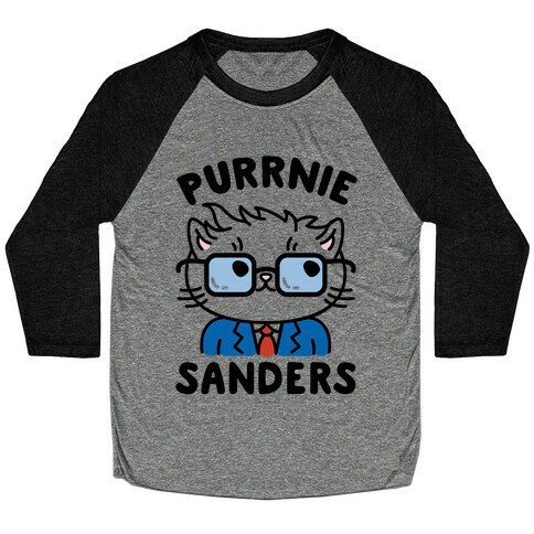 Purrnie Sanders Baseball Tee