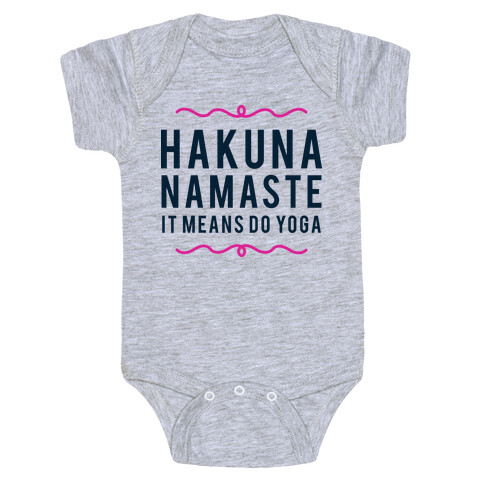 Hakuna Namaste Baby One-Piece