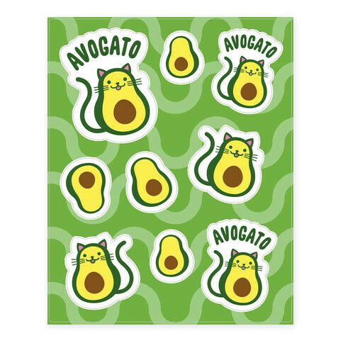 Avogato  Stickers and Decal Sheet