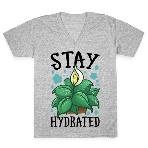 Stay Hydrated -Lily V-Neck Tee Shirt