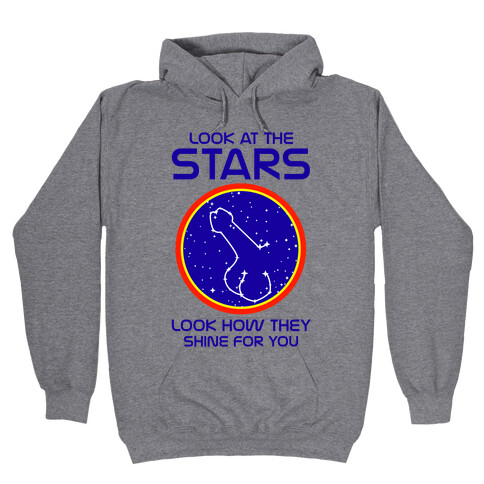 Penis Constellation Hooded Sweatshirt