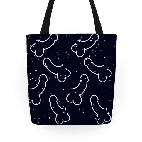 Penis Constellation Pattern Tote